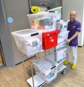 Guido met materialen skillslab